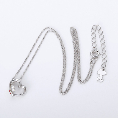 シルバーネックレス&ピアスセット