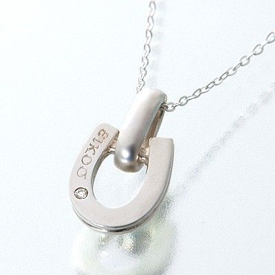 シルバーペアネックレス