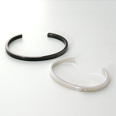 シルバーペアバングル