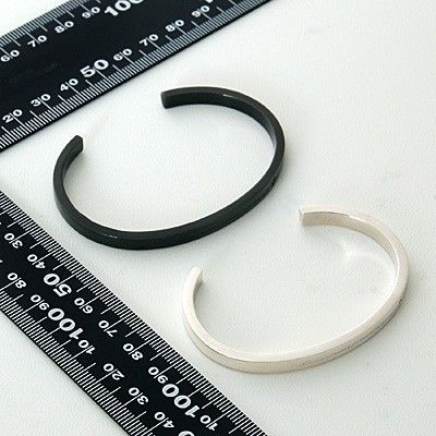 シルバーペアバングル