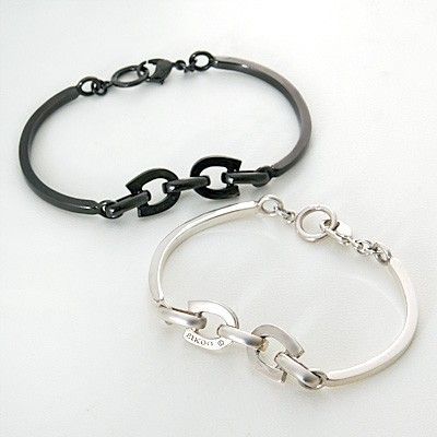 シルバーペアブレスレット
