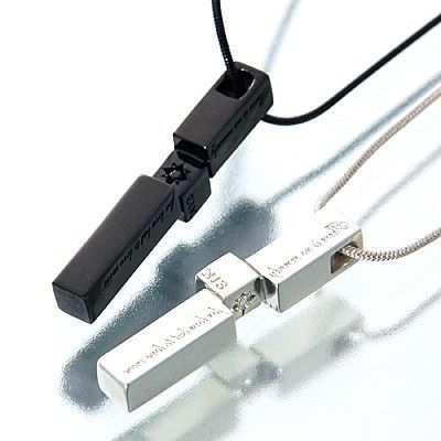 シルバーペアネックレス