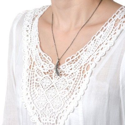 シルバーペアネックレス