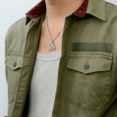 シルバーネックレス