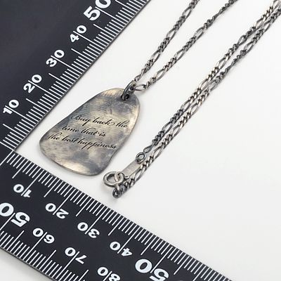 シルバーネックレス