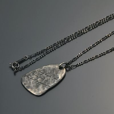 シルバーネックレス