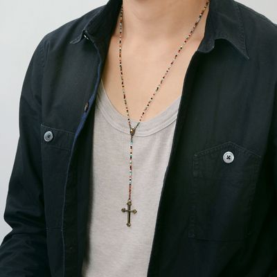 ビーズネックレス