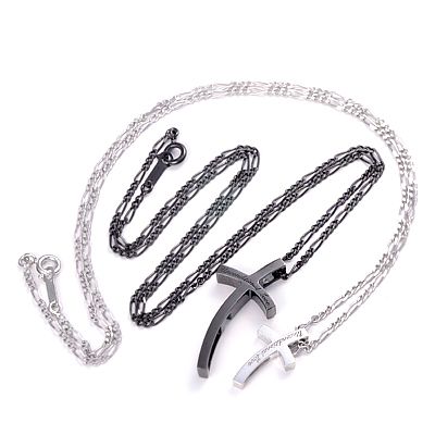 シルバーペアネックレス