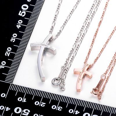 シルバーペアネックレス