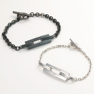 シルバーペアブレスレット