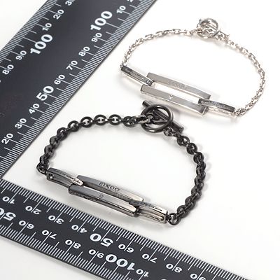 シルバーペアブレスレット