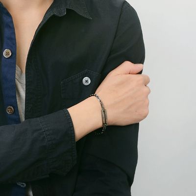 シルバーペアブレスレット