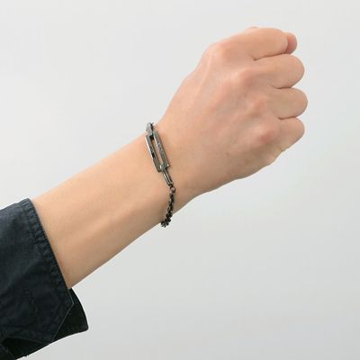 シルバーペアブレスレット