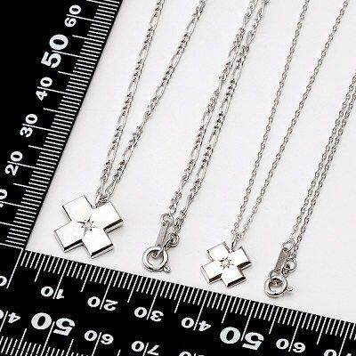 シルバーペアネックレス