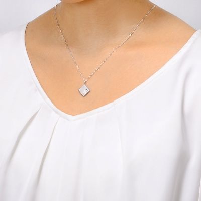 シルバーネックレス