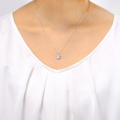 シルバーネックレス