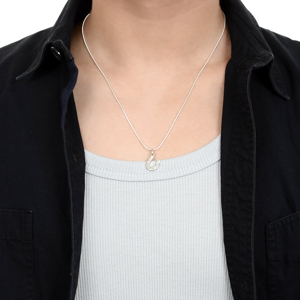 シルバーネックレス