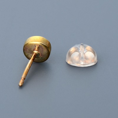 イエローゴールドピアス(片耳用)