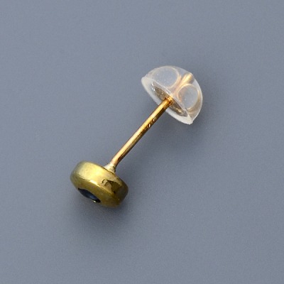 イエローゴールドピアス(片耳用)