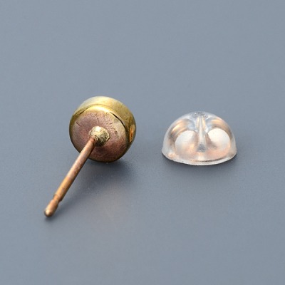 イエローゴールドピアス(片耳用)