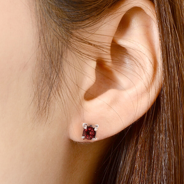 シルバーペアピアス