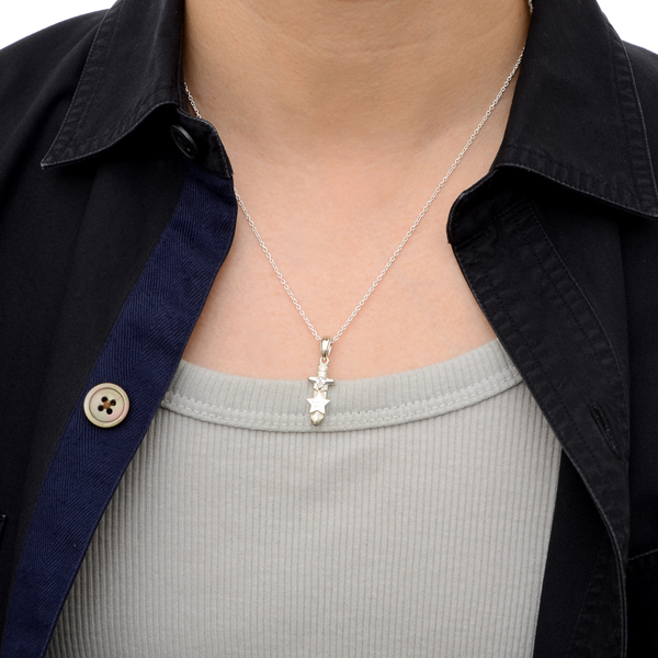 シルバーネックレス