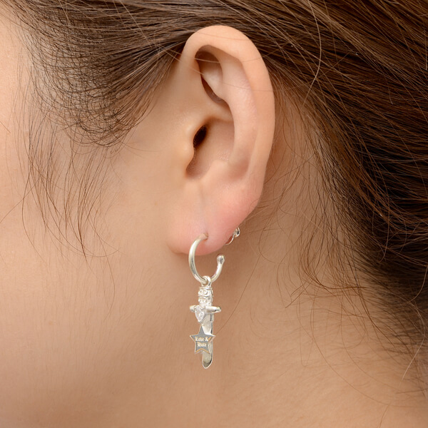 シルバーピアス(片耳用)