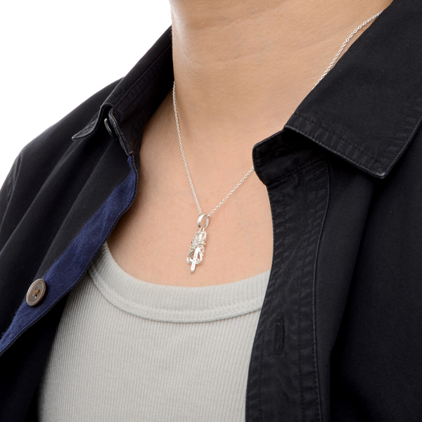 シルバーネックレス