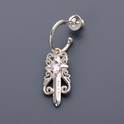 シルバーピアス(片耳用)