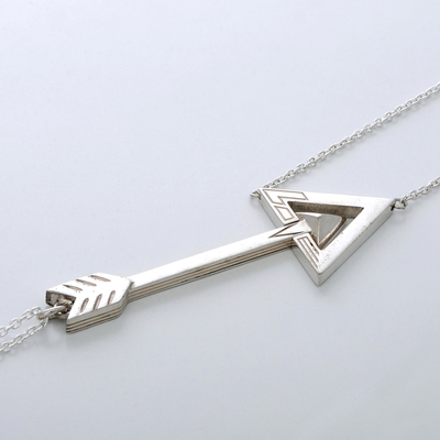 シルバーネックレス