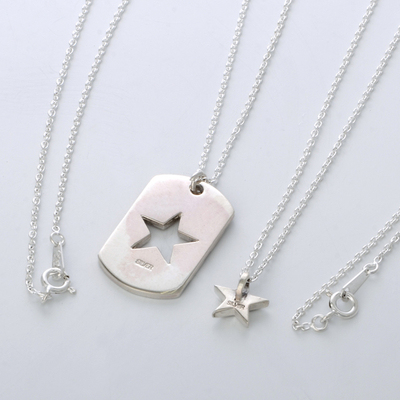 シルバーネックレス