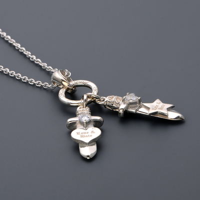 シルバーネックレス