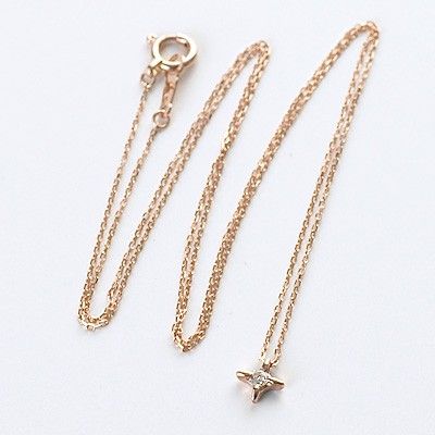 ホワイトゴールドゴールドネックレス