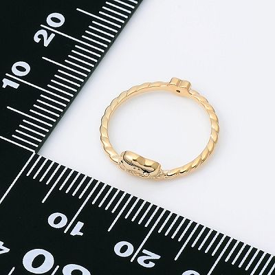 イエローゴールドピンキーリング