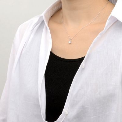 シルバーネックレス