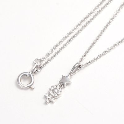 シルバーネックレス