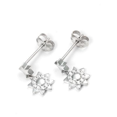 シルバースタッドピアス