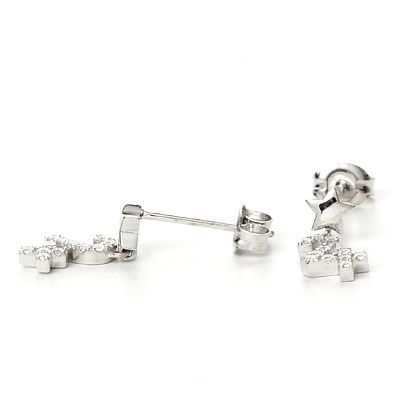 シルバースタッドピアス