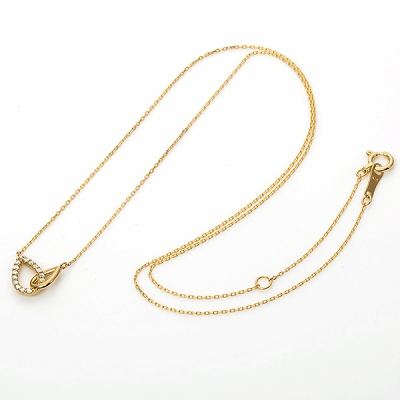 イエローゴールドネックレス