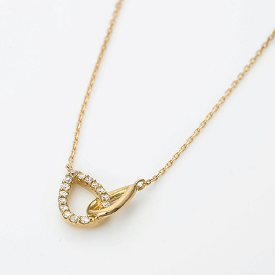 イエローゴールドネックレス