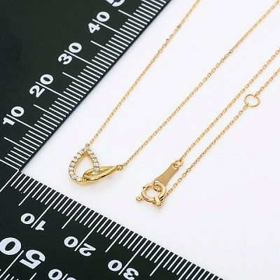 イエローゴールドネックレス