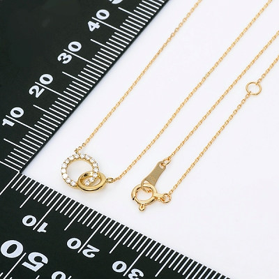 イエローゴールドネックレス