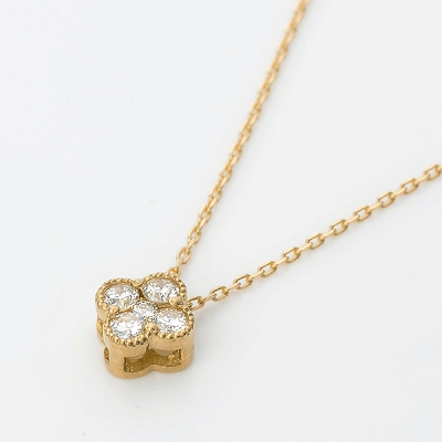 イエローゴールドネックレス