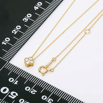 イエローゴールドネックレス