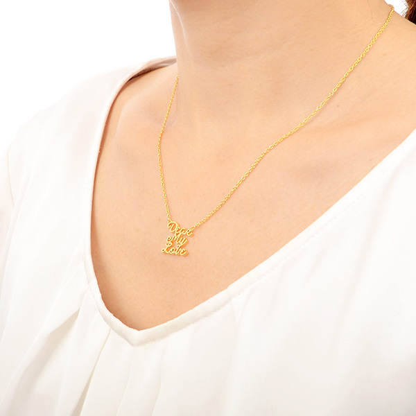 ネックレス付メッセージカード