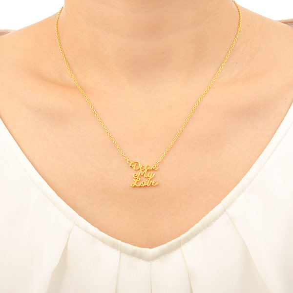 ネックレス付メッセージカード