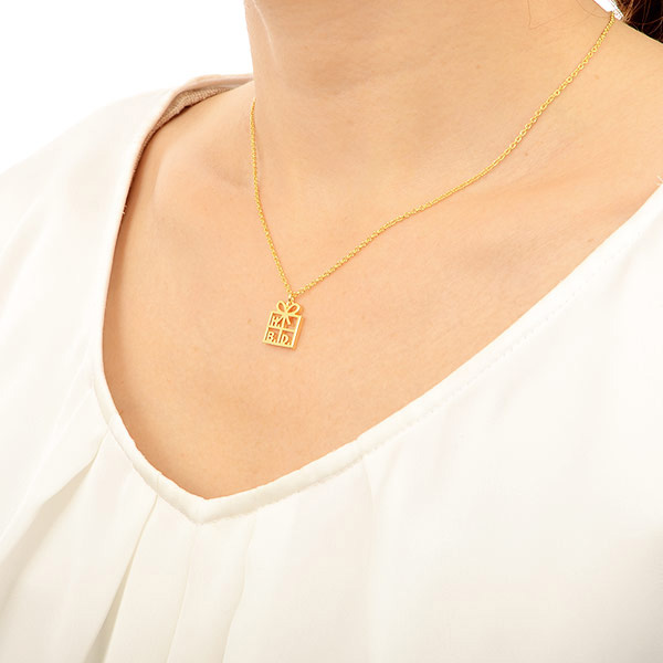 ネックレス付メッセージカード