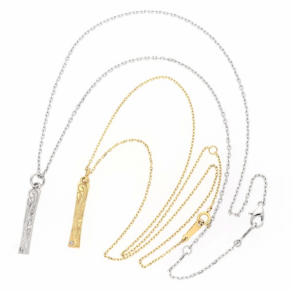 ステンレスペアネックレス