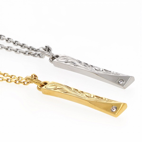 ステンレスペアネックレス