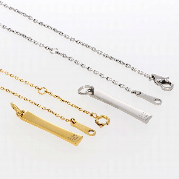 ステンレスペアネックレス